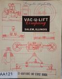 Vac-U-Lift -Vac-U-Lift Model 1680C Manual, Covers Service, Maintenance, Mechanical servicing, lubrication, inspection, and proof loading-1680-C-01
